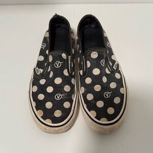 Vans polka dot slip on SF